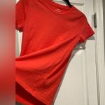 J.Crew NWOT Size S Red Orange Slub Cotton Tee Shirt Short Sleeve Lightweight Photo 1