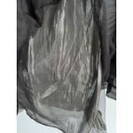 St. John  Couture Sheer Black Metallic Lined  Dress Old Money Yacht Club Steampunk Photo 5