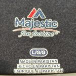 Majestic VGK Vegas Golden Knights Hockey Gray/Black Hooded Sweatshirt Size Large GUC Photo 3