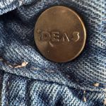 Vintage USA Made Denim Shirt Dress by IDEAS – 100% Cotton Button Front Blue Size 20W Photo 5