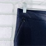 Good American Compression Shine Straight Crop Pants in Black 001 Size 4/27 Photo 3