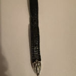 Brighton Vintage Leather Bracelet Silver Gold Tone with Tin Heart Container Photo 6