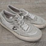 True Religion  Esperanza Silver Sequin Sneakers Size 9.5 Photo 1