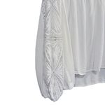 Cactus + Pearl White Lace Detail Women's Blouse Size XL Photo 2