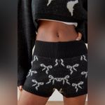 Urban Outfitters Out From Under  Cozy Sweater Bow Shorts size S Photo 1