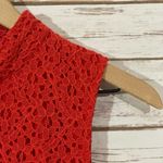 Anthropologie  Hi There from Karen Walker Angie Collared Lace Dress - Red - 4 Photo 7