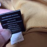 Vera Wang ~ Simply Vera ~ Mustard/Gold Silky Tie Bottom ~ Blouse / Top ~ Size M Gold Size M Photo 9