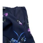 Jaclyn Smith Classic Women Size XL Blue Floral Skirt Midi Side Zip 7-221 Photo 2