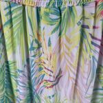 Harlow Rose Skirt Womens Sz M Tropical Mesh Knit Hi Low Maxi Pull On Palm‎ Beach Size M Photo 9