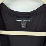 Lane Bryant Glamour x Wrap Top Black Long Sleeve 26/28 Plus Photo 2