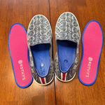 Rothy's  The‎ Original Slip On Sneaker Gray Snake Print Size 9.5 Photo 7