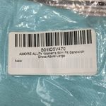 US Allfy Fashion Women's Azure Blue Slim Fit Midi T‎ Shirt Dress Size Large New Photo 9