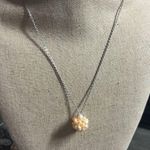 Elegant Pale Pink Pearl Cluster Necklace Photo 1