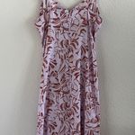 Nine West Floral Artsy Lightweight Midi Dress Y2K Trendy Small Photo 1
