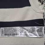 ZARA  Striped Blue and Cream summer euro boho beach sweater Tank Knit Top medium Photo 5