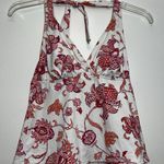 Lands' End Lands’ End Pink Tropical Paisley Halter Tankini Top Size 6 Photo 0