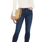 Veronica Beard Debbie Snap Detail Skinny High Rise Ankle Jeans Photo 1