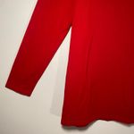 Chico's  Holiday Red The Ultimate Tee Long Sleeve Crewneck Women's 2 / Large / 12 Photo 3