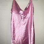 ZARA Womens Pink Floral Satin Mini Babydoll Dress Size XS Photo 0