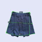 Abercrombie & Fitch Vintage NWT Abercrombie Y2K Academia Pleated Mini Skirt S Black Preppy Uniform Photo 7