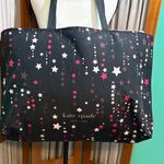 Kate Spade New York Black Tote with Pink and White Stars Photo 5