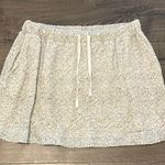 Lou & grey Women's Cream/Gray Loft  Skirt with Drawstring, Size XS Photo 0