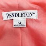 Pendleton  Peplum‎ Brocade Floral Blazer Size 14 Cottagecore Spring Feminine Photo 8