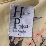 Haute Project Womens Dress XL Yellow Floral Cover Up Swim Beach Summer Casual Photo 5