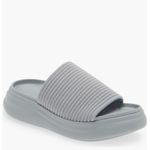 Rag and Bone  Brixley Knit Slide Sandal, Gray/Blue, Size 10 (Euro‎ 40), NWT Photo 1