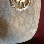 Michael Kors Mk  signature logo embossed Satchel tote shoulderbag Photo 7