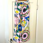 Maeve Anthropologie  Straight-Leg Silk Pull-On Pants XS NWT Photo 4