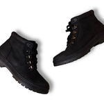 Timberland Black Classic 6" Leather Lace Up Ankle Boots Women's 7.5 Photo 0