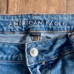 American Eagle  Mom Short Stretch Distressed High Rise Denim Jean Shorts Size 16 Photo 5