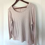 Doe & Rae  Beige Long Sleeve‎ Shirt With Lace Sides Size Small Photo 2