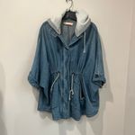 Anthropologie Pilcro  Kimono Denim Jacket M/L Oversized Boho Chic Layering Photo 1