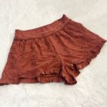 American Eagle Burnt Orange Casual Flowy Festival Shorts Size Medium Photo 1
