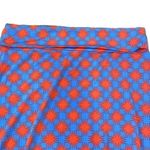 LuLaRoe Womens L Maxi Skirt Blue Bold Colors Fold Waist NWOT Photo 2