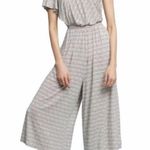 Anthropologie MAEVE  One shoulder romper Jumpsuit Size Small Wide leg Boho Photo 0