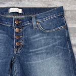 Principle Denim Pathfinder Blue Jean Midi Short Womens 28 Low Rise Button Fly Photo 2