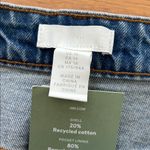 H&M NWT  Straight Leg Classic Denim Blue Jeans Button Fly Women Size 16 Photo 4