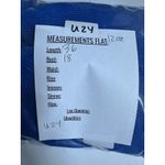 New In Blue Striped Mini Dress Size M Tiered Holiday Festival Cocktail Party NWT Size M Photo 4