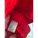 Habitat Clothes To Live In Red Crinkle Swing Jacket Women Size S New Photo 4