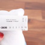 ASOS DESIGN Leopard Print Rib Knot High Leg Bikini Bottoms US Size 2 Brown Photo 1