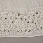 Alice + Olivia  White A-Line Skirt with Lace Detail Size 2 Photo 6