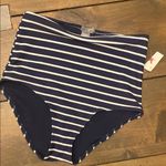 Aerie  navy striped cheeky bikini bottom new with tags size‎ XS beach vaca… Photo 0