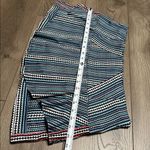 Lucky In Love Striped Ruffle Tennis Skirt Skort Blue White Size XL Photo 7