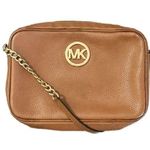Michael Kors Fulton Camera Crossbody Bag Cognac Brown Photo 0
