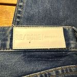 RE/DONE  high rise ankle crop button fly raw hem 27 jeans Photo 9