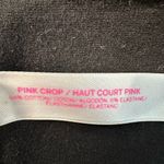 PINK - Victoria's Secret Victoria's Secret PINK Women’s Black Crew Neck Racerback Sports Bra Size Medium Photo 4