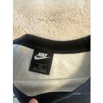 Nike Women's Oversized Cropped Crew Neck Sweatshirt Black/White Size 3X Photo 4